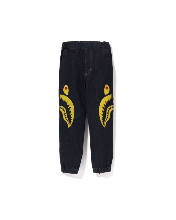 Bape Side Shark Džínsy Detske Modre | SK-2865