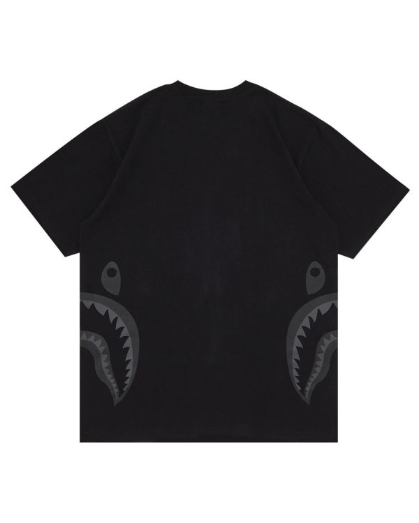 Bape Side Shark Tricko Panske Čierne | SK-4719