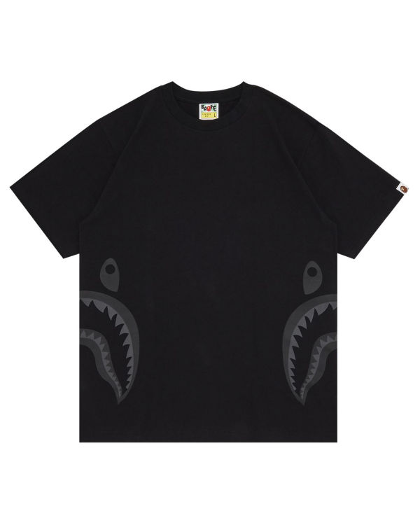Bape Side Shark Tricko Panske Čierne | SK-4719