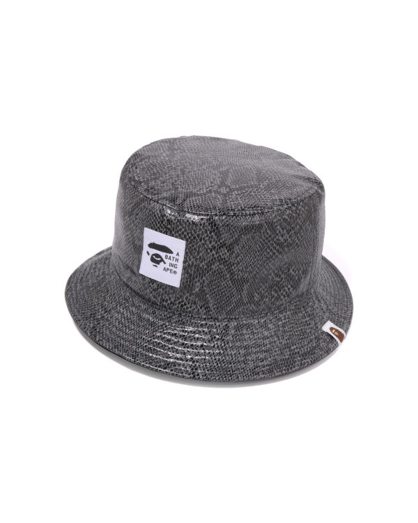 Bape Snake Reversible Bucket Klobuky Panske Siva | SK-6547