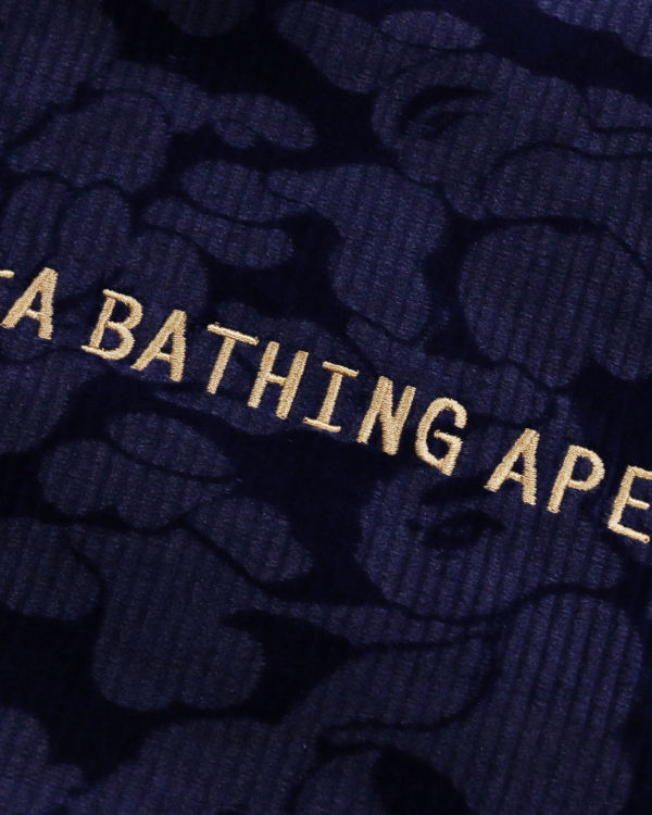 Bape Solid Camo Corduroy Champion Pracovná Bundy Panske Námornícka Modrá Modre | SK-8325