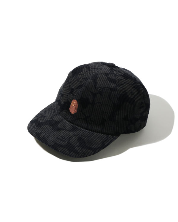 Bape Solid Camo Corduroy Panel Caps Damske Námornícka Modrá Modre | SK-7253