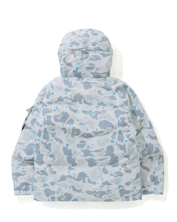 Bape Space Camo Military Loose Fit Páperové Bundy Panske Biele | SK-5964