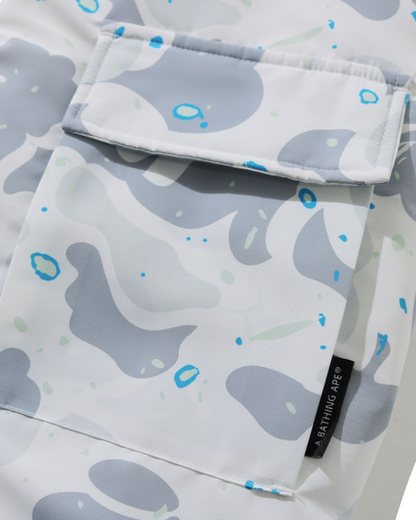 Bape Space Camo Military Loose Fit Páperové Bundy Panske Biele | SK-5964