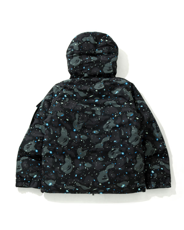 Bape Space Camo Military Loose Fit Páperové Bundy Panske Čierne | SK-8251