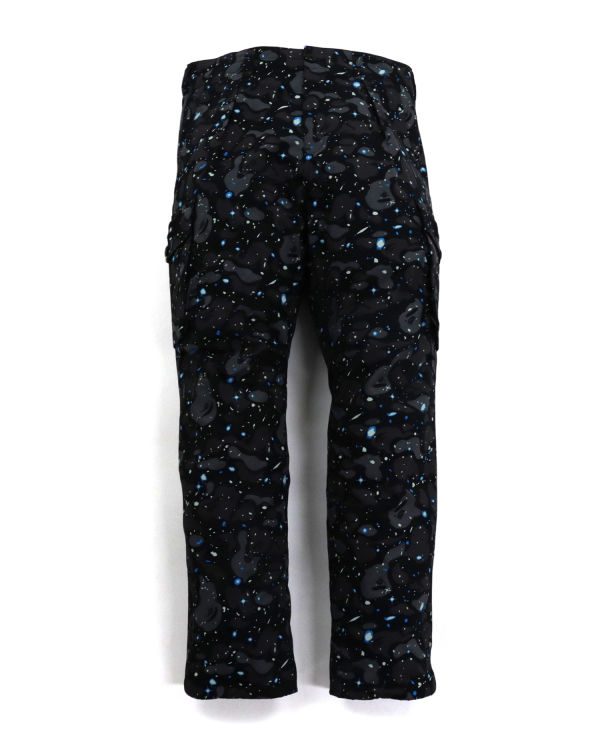 Bape Space Camo Relaxed Fit Nohavice Panske Čierne | SK-0736