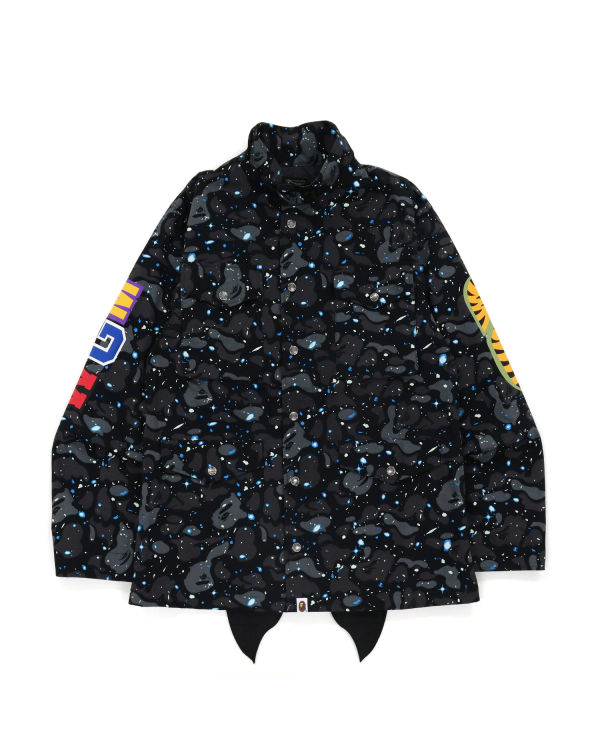 Bape Space Camo Shark M-65 Bundy Panske Čierne | SK-4081