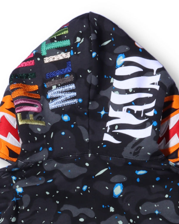 Bape Space Camo Tiger Full Zip Mikiny S Kapucňou Panske Čierne | SK-1928