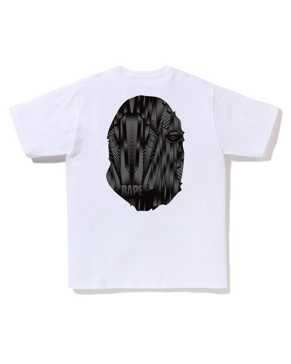 Bape Speed Racer Big Ape Head Tricko Panske Biele | SK-2960