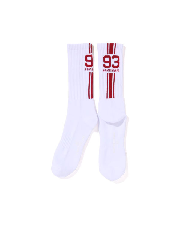 Bape Sports Ponozky Panske Biele | SK-3274
