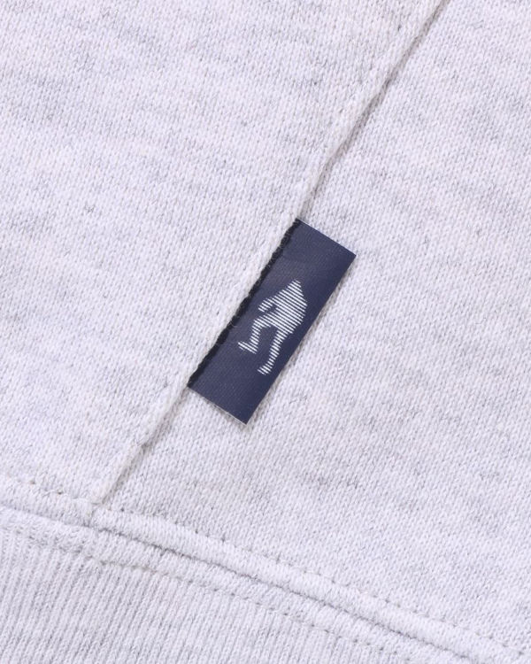 Bape Stiching Pullover Mikiny S Kapucňou Panske Siva | SK-4627