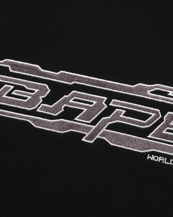 Bape Stiching Pullover Mikiny S Kapucňou Panske Čierne | SK-4910