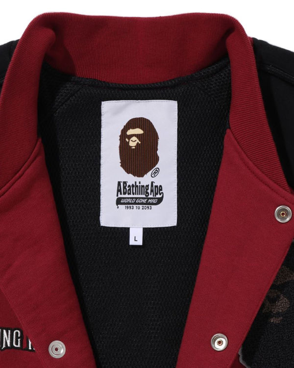 Bape Sweat Varsity Bundy Panske Svetlo Červené | SK-6385