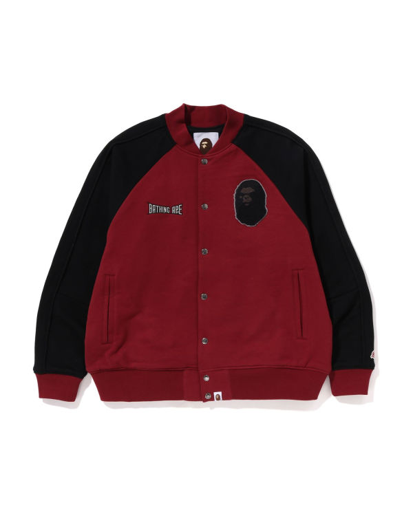 Bape Sweat Varsity Bundy Panske Svetlo Červené | SK-6385