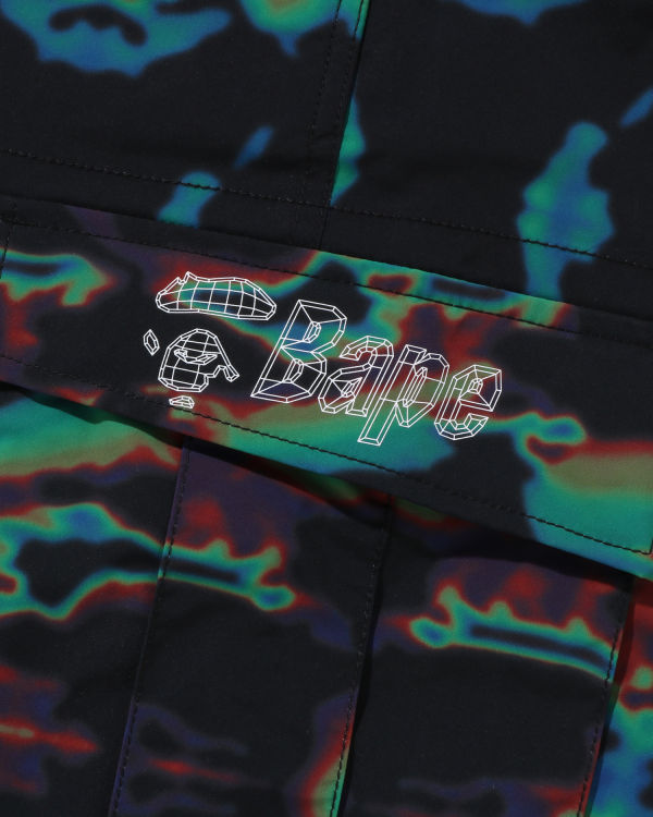 Bape Thermography Cargo Sortky Panske Čierne | SK-4869