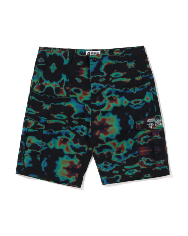 Bape Thermography Cargo Sortky Panske Čierne | SK-4869