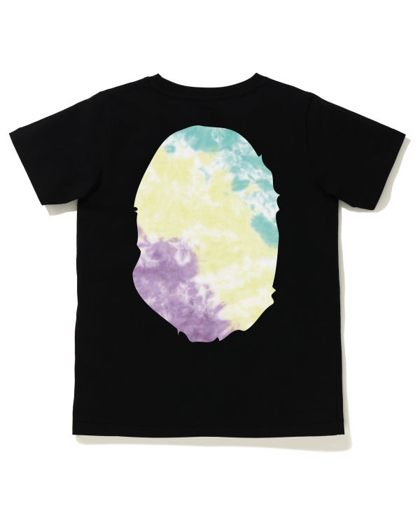 Bape Tie-Dye Big Ape Head Tricko Damske Čierne | SK-2548