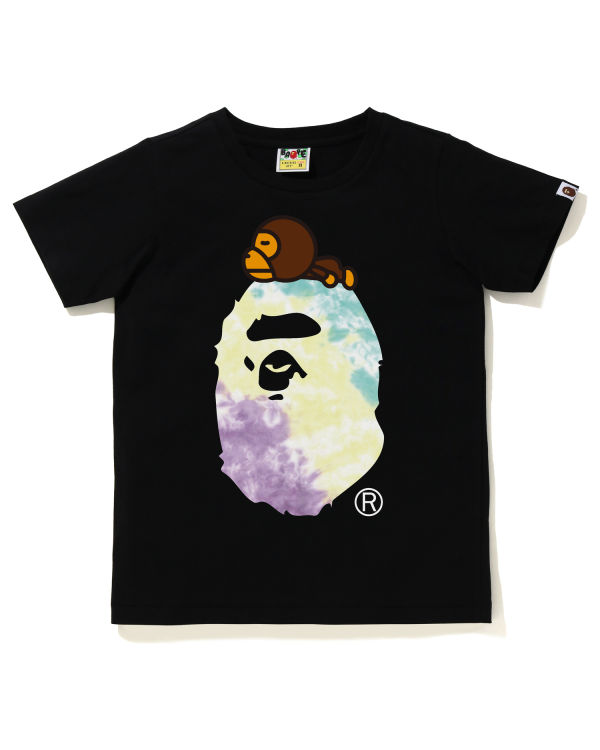 Bape Tie-Dye Milo On Big Ape Tricko Damske Čierne | SK-9871