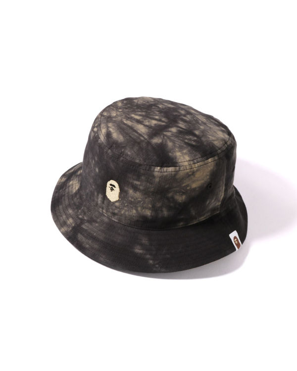 Bape Tie Dye One Point Bucket Klobuky Panske Čierne | SK-6528