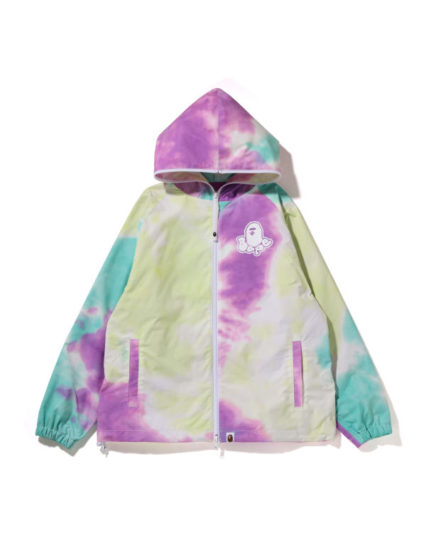 Bape Tie-Dye Oversized Full Zip Bundy Damske Nachový Zelene Modre | SK-6892