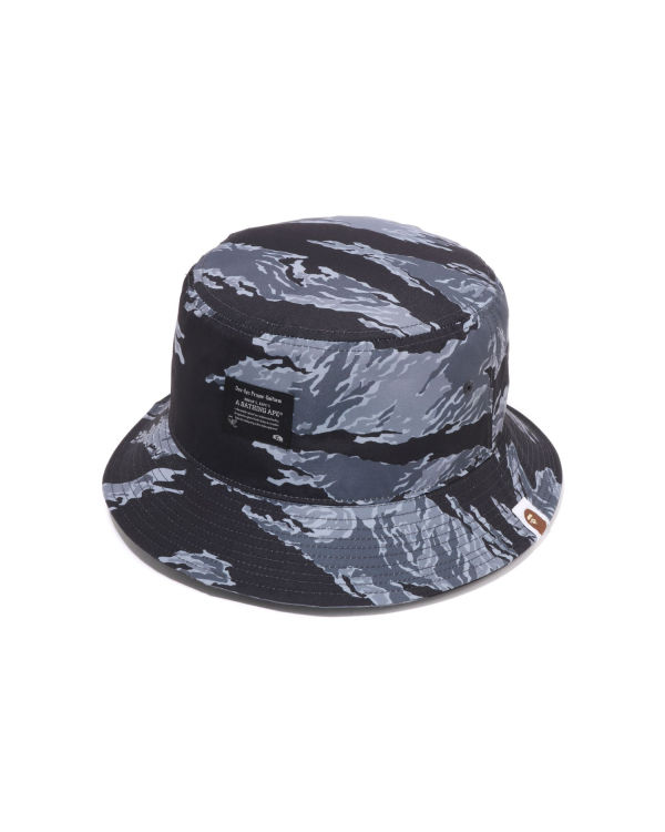 Bape Tiger Camo Bucket Klobuky Panske Čierne | SK-8605