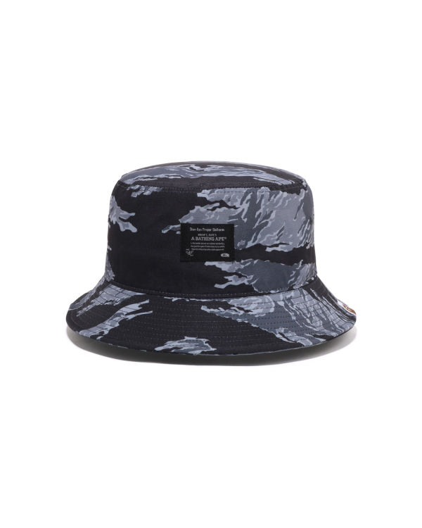 Bape Tiger Camo Bucket Klobuky Panske Čierne | SK-8605