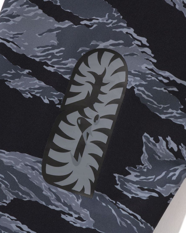 Bape Tiger Camo Long MA-1 Kabáty Panske Čierne | SK-1834