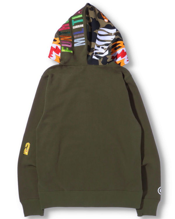 Bape Tiger Full Zip Mikiny S Kapucňou Panske Zelene | SK-6039
