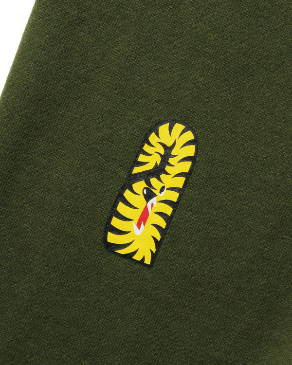 Bape Tiger Full Zip Mikiny S Kapucňou Panske Zelene | SK-6039
