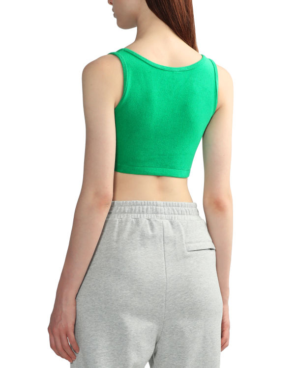 Bape Towelling crop Vesty Damske Tyrkysové | SK-9138
