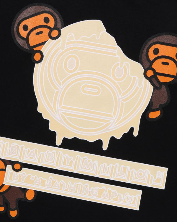 Bape Valentine Chocolate Milo Tricko Panske Čierne | SK-9631