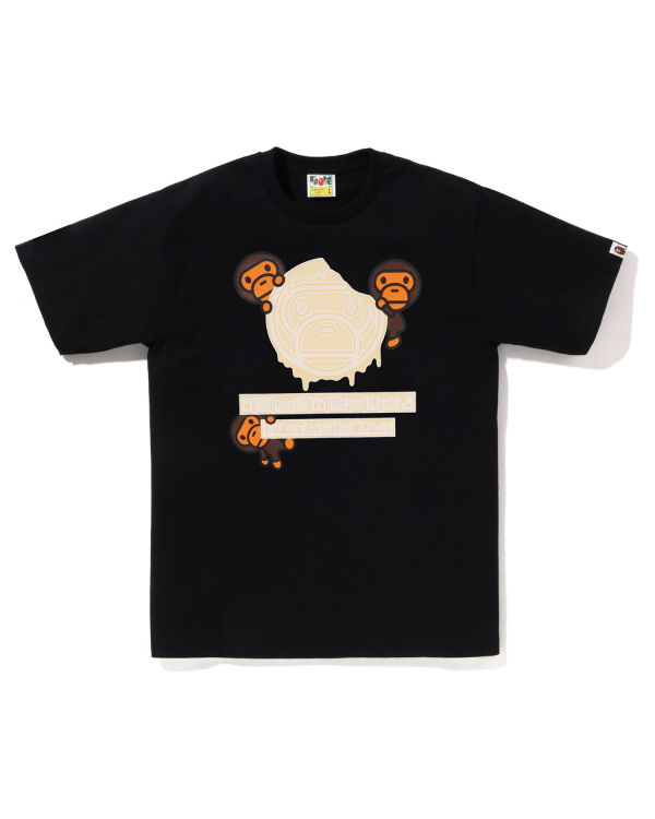 Bape Valentine Chocolate Milo Tricko Panske Čierne | SK-9631