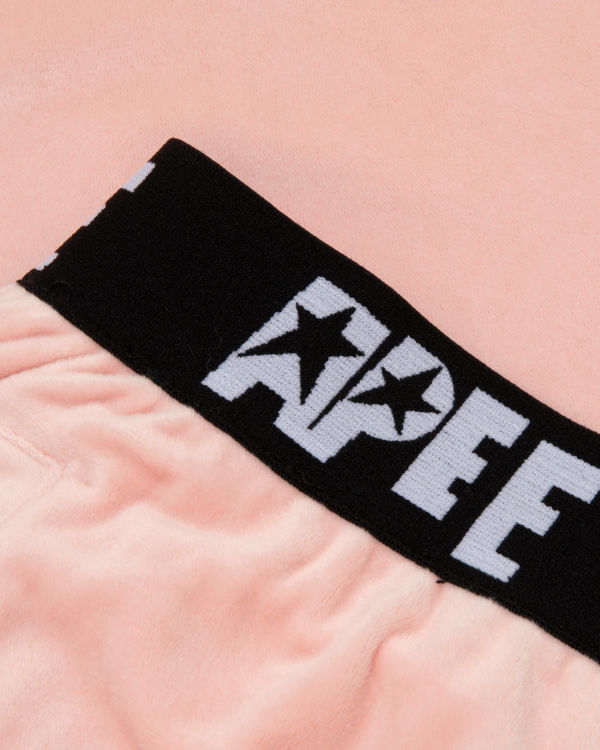 Bape Velour Jogger Nohavice Damske Ruzove | SK-3812