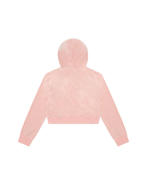 Bape Velour Mikiny S Kapucňou Damske Ruzove | SK-2764
