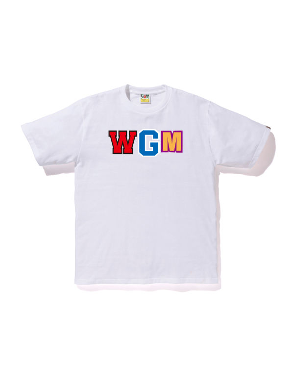 Bape WGM Shark Tricko Panske Biele | SK-7289
