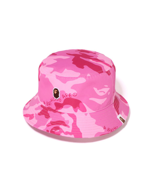Bape Woodland Camo Bucket Klobuky Damske Ruzove | SK-6315