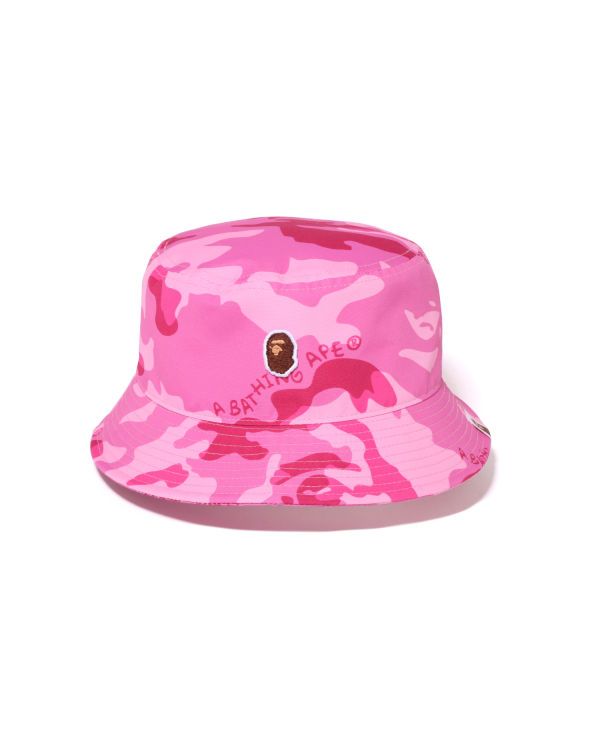 Bape Woodland Camo Bucket Klobuky Damske Ruzove | SK-6315