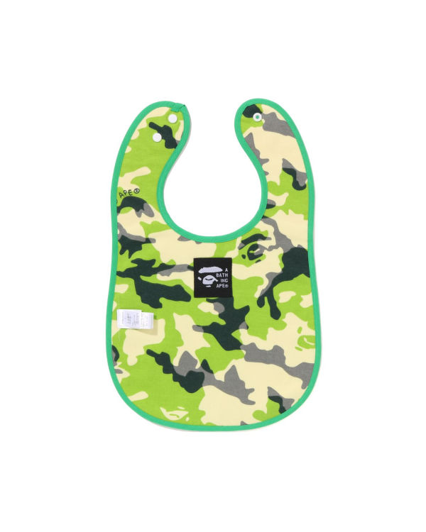 Bape Woodland Camo Milo Fishing Print Reversible Bib Detske Zelene | SK-2815
