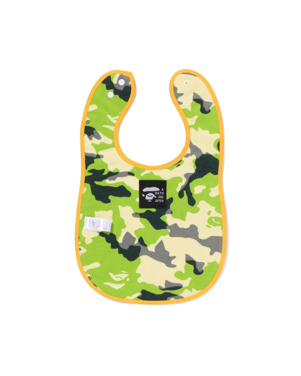 Bape Woodland Camo Milo Fishing Print Reversible Bib Detske Béžové | SK-3549