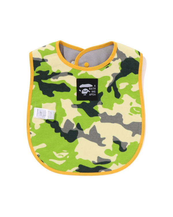 Bape Woodland Camo Milo Fishing Print Reversible Bib Detske Béžové | SK-3549
