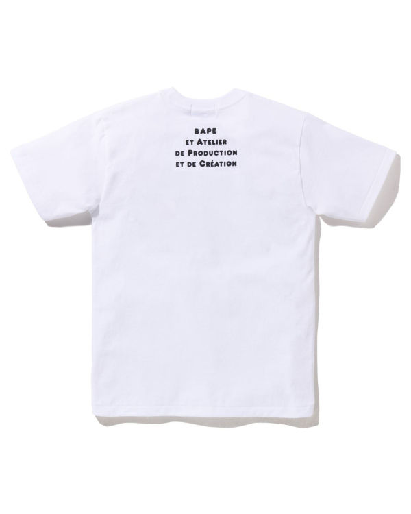 Bape X A.P.C. Milo Siroke Topanky Tricko Damske Biele | SK-3194