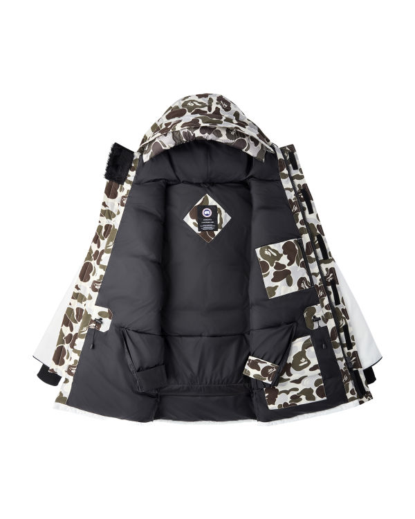 Bape X Canada Goose X Concepts ABC Camo Expedition Parka Panske Biele | SK-1685
