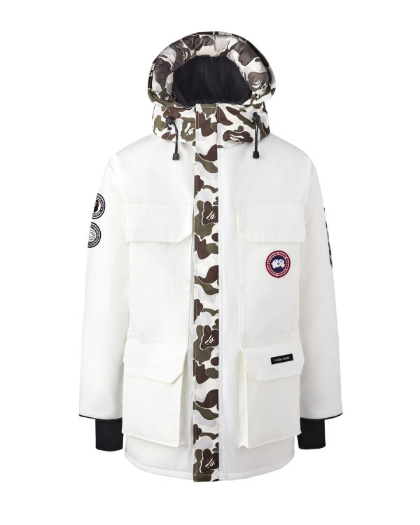 Bape X Canada Goose X Concepts ABC Camo Expedition Parka Panske Biele | SK-1685