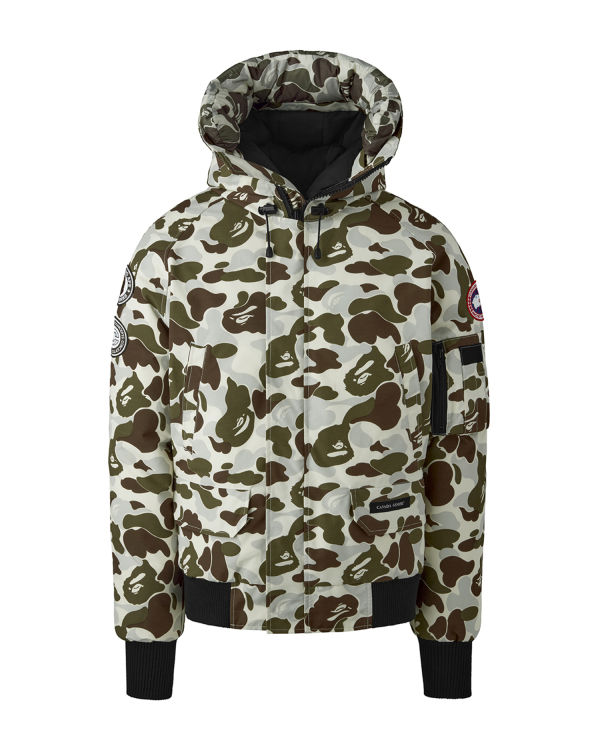 Bape X Canada Goose X Concepts ABC Camo Chilliwack Bomber Bundy Panske Siva | SK-6548
