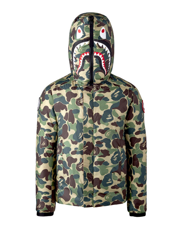 Bape X Canada Goose X Concepts ABC Camo Crofton Shark S Kapucňou Light Bundy Panske Zelene | SK-7091