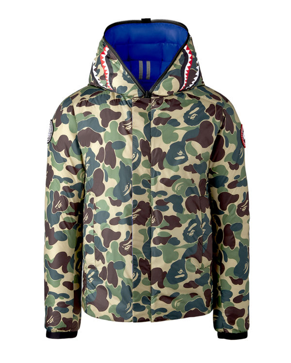 Bape X Canada Goose X Concepts ABC Camo Crofton Shark S Kapucňou Light Bundy Panske Zelene | SK-7091