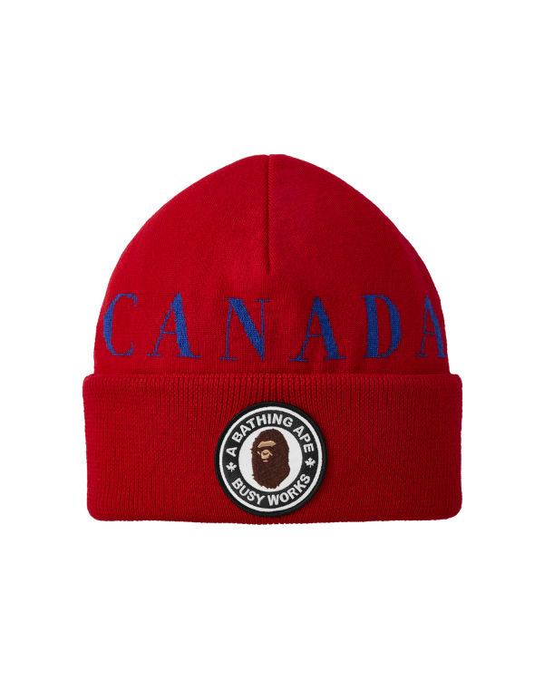 Bape X Canada Goose X Concepts Caps Panske Svetlo Červené | SK-6541