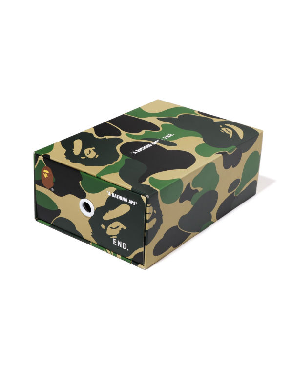 Bape X END. STA M1 Tenisky Panske Biele Zelene Červené | SK-2956