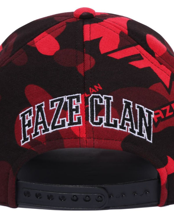 Bape X Faze Clan Snap Back Caps Panske Svetlo Červené | SK-0734