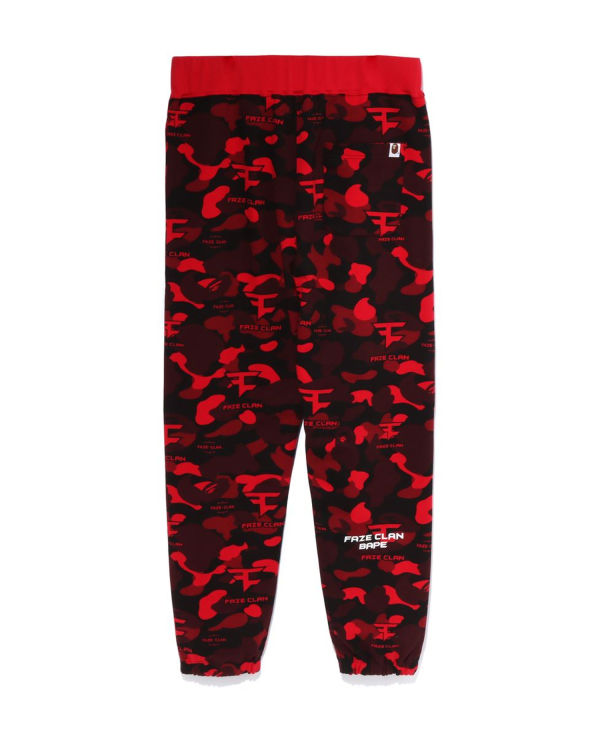 Bape X Faze Clan Tepláky Panske Svetlo Červené | SK-6278